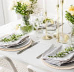 Round woven rattan placemats (4-piece set)—13-inch heat-resistant table protectors for daily use